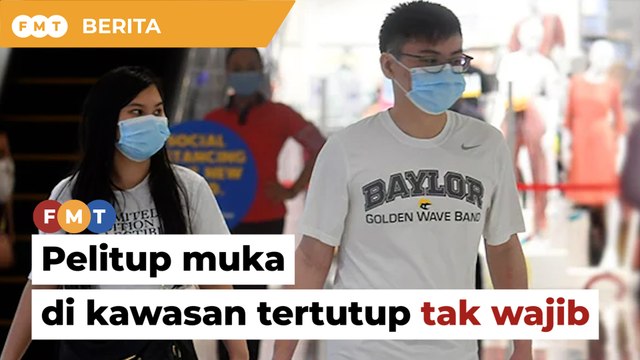 Pelitup muka di kawasan tertutup tak wajib berkuat kuasa serta-merta, kata KJ