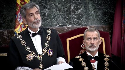 Lesmes urge a la renovación del CGPJ y advierte de la "erosión" institucional