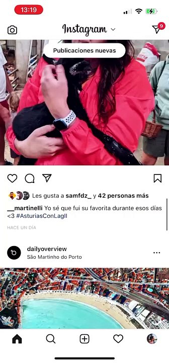 Instagram en web con Safari