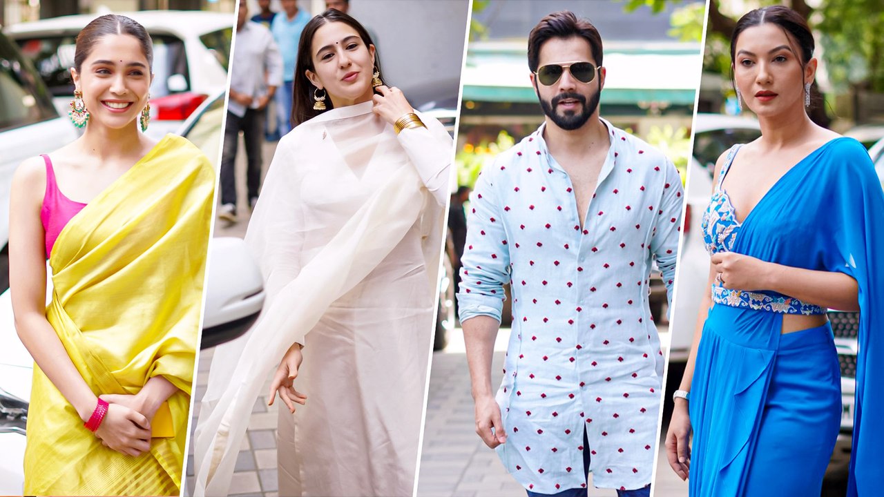 गणपति बप्पा का आशीर्वाद लेने बॉलीवुड स्टार्स पहुंचे टी-सीरीज ऑफिस