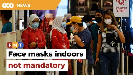Face masks optional indoors effective immediately, says KJ