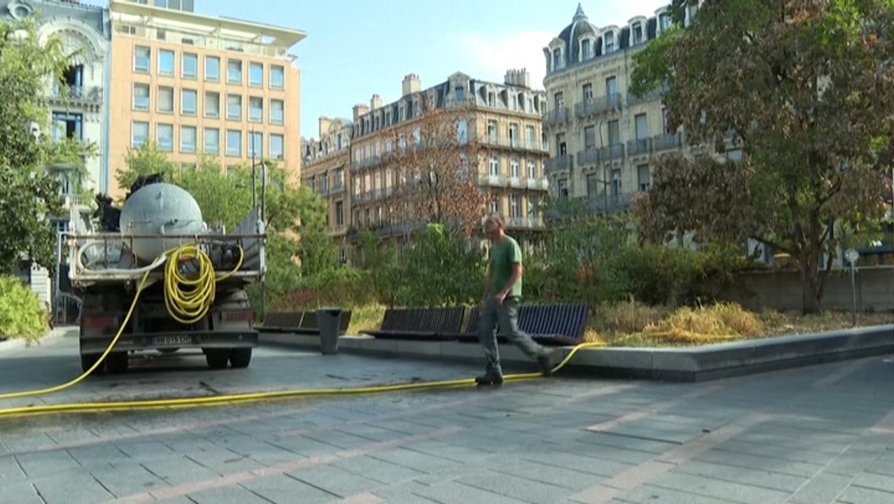 Pool water reused for watering green spaces