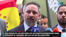Vox presenta un recurso de inconstitucionalidad para amparar al español en las aulas de Cataluña