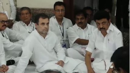 Tamil Nadu CM MK Stalin attends Congress' Bharat Jodo Yatra in Kanyakumari