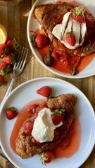 Strawberries & Cream French Toast Croissant