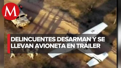 Comando armado roba una avioneta en Baja California