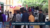 Tolak Kenaikkan Harga BBM, Mahasiswa Demo Di Kantor Gubernur Gorontalo