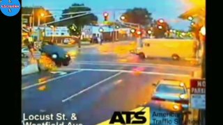 US police release video of red light crash