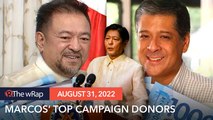 Meet President Marcos' top 2022 campaign donors: Lagdameo, Robles, Lo