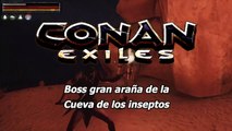 Conan Exiles Boss gran araña de la Cueva de los inseptos - canalrol 2022