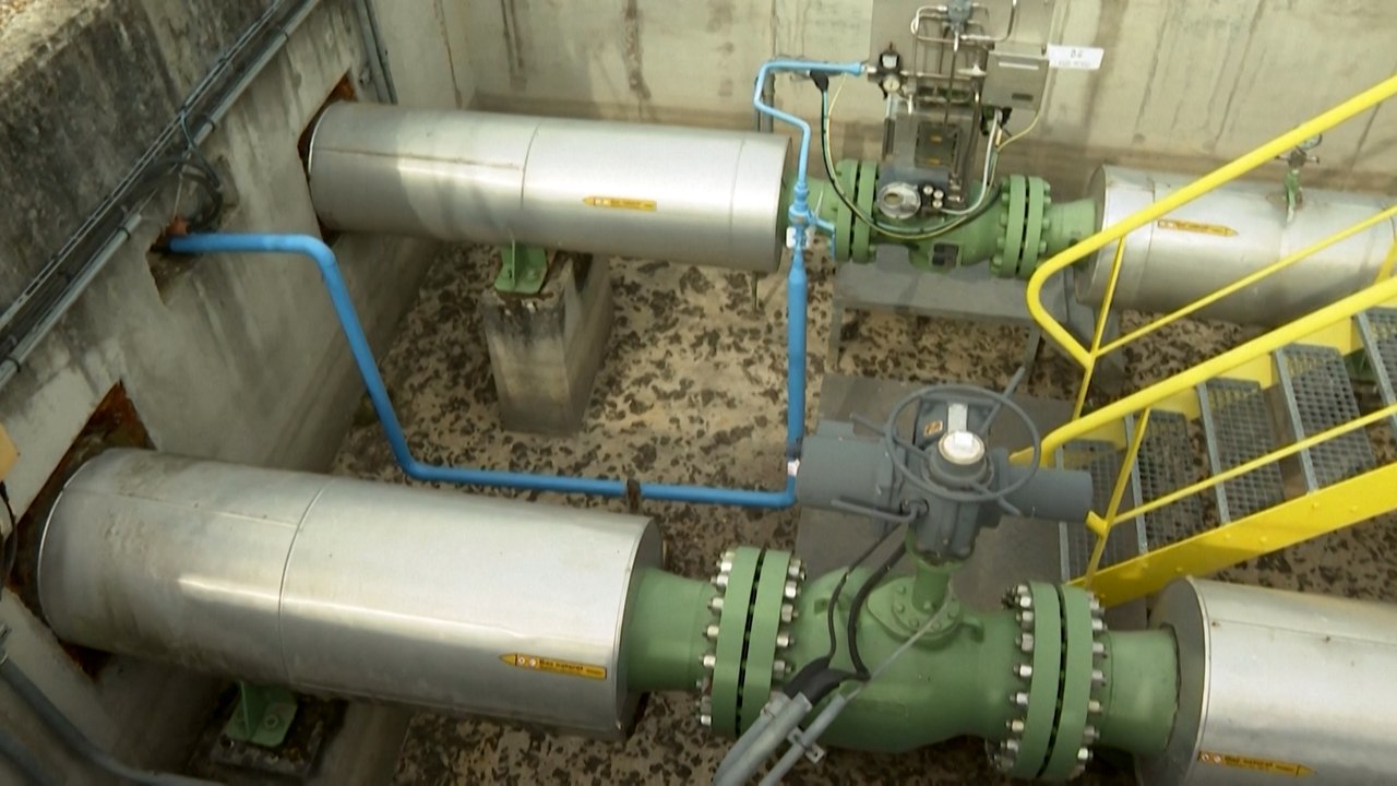 Près de Paris, les réserves de gaz se constituent pour aider la France à passer l'hiver