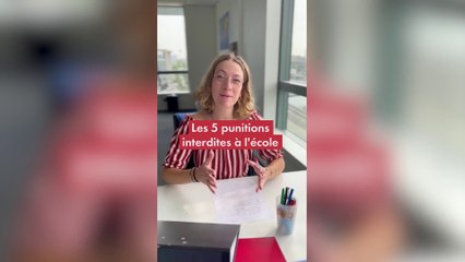 Tải video: Rentrée : Les 5 punitions interdites à l'école