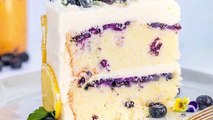 Blackberry Lime Cake Recipe | Delicious Tasty Lime Cake Recipe | Homemade Sweet Recipe