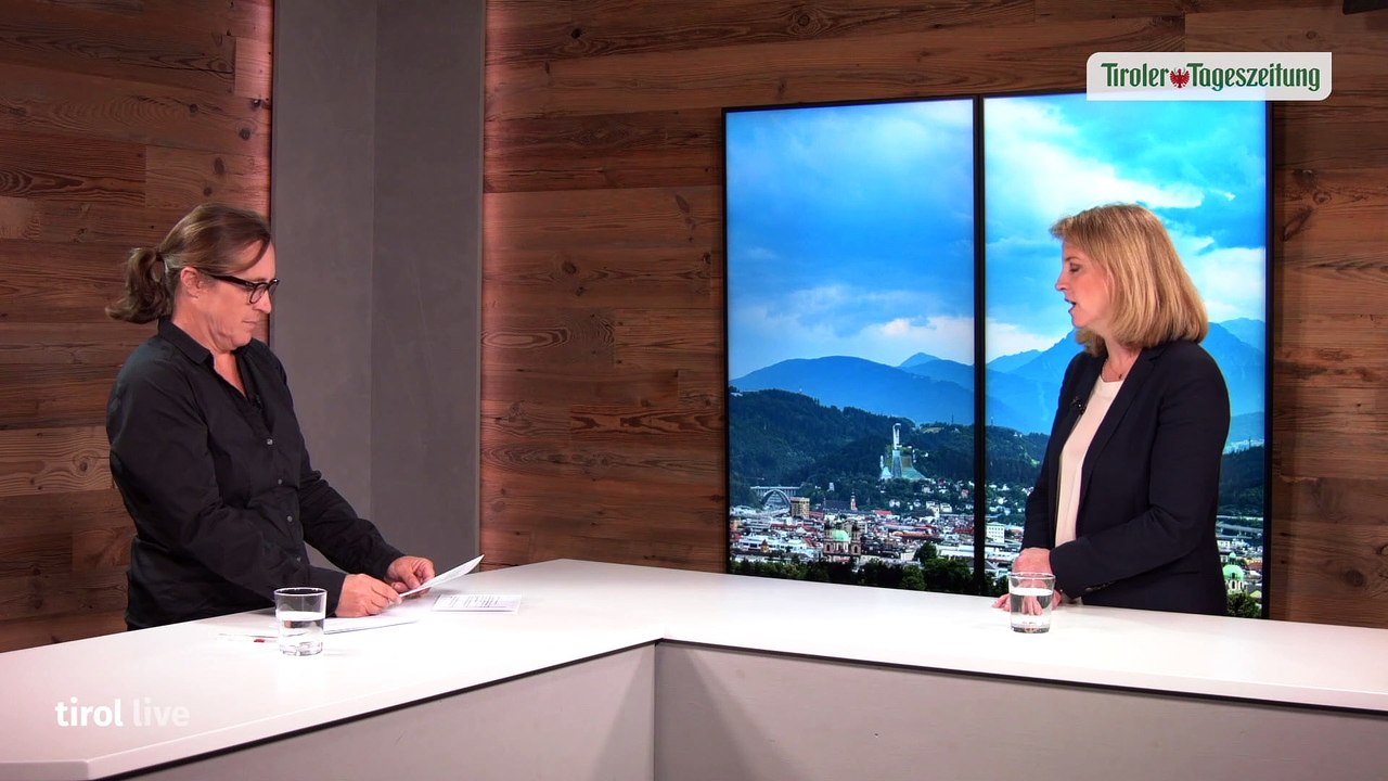 „Tirol Live” am 31. August mit Meinl-Reisinger und Entstrasser