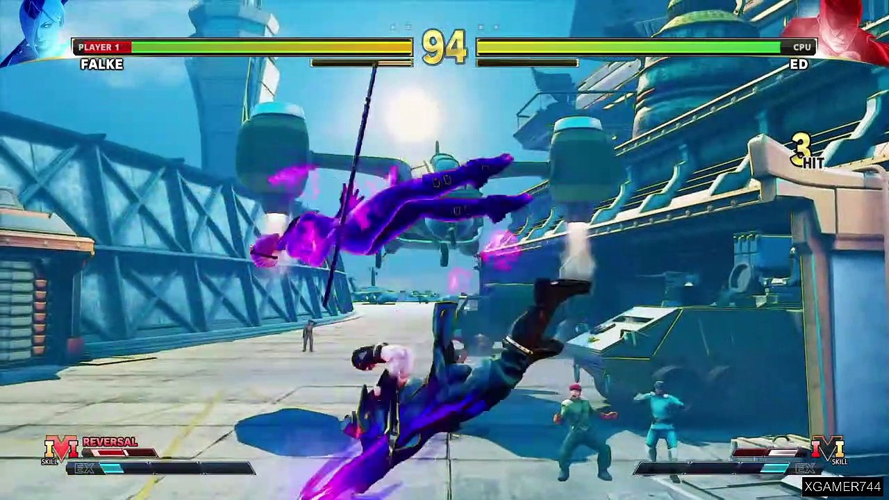 Street Fighter V - Falke Vs. Ed (LEVEL 8)