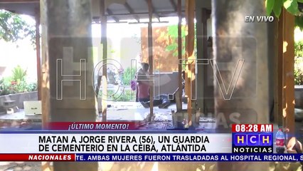 Matan a guardia de cementerio en La Ceiba