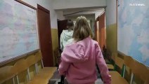 Regreso a clases en Ucrania por primera vez desde la invasión rusa