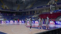 A Milli Basketbol Takımı, Karadağ maçı hazırlıklarını tamamladı