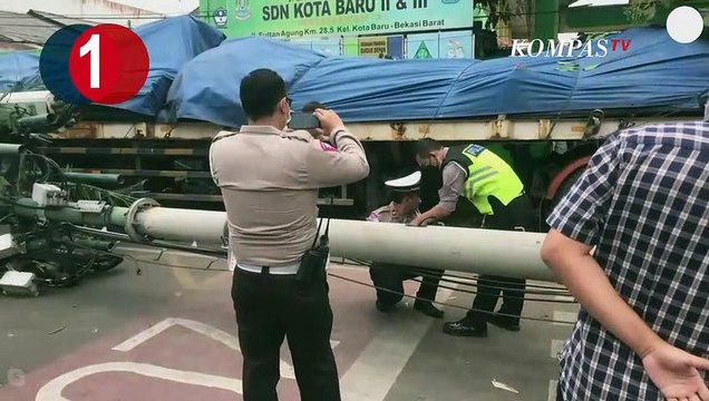 [Top3News] Kontainer Tabrak Tiang di Bekasi | Jokowi Soal BLT Subsidi BBM | Istri Sambo Diperiksa