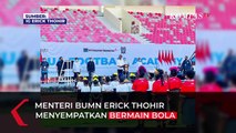 Momen Erick Thohir Main Bola Bersama Anak-Anak Papua Football Academy!
