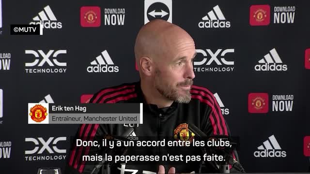 Transferts - ten Hag revient sur les dossiers Anthony et Ronaldo