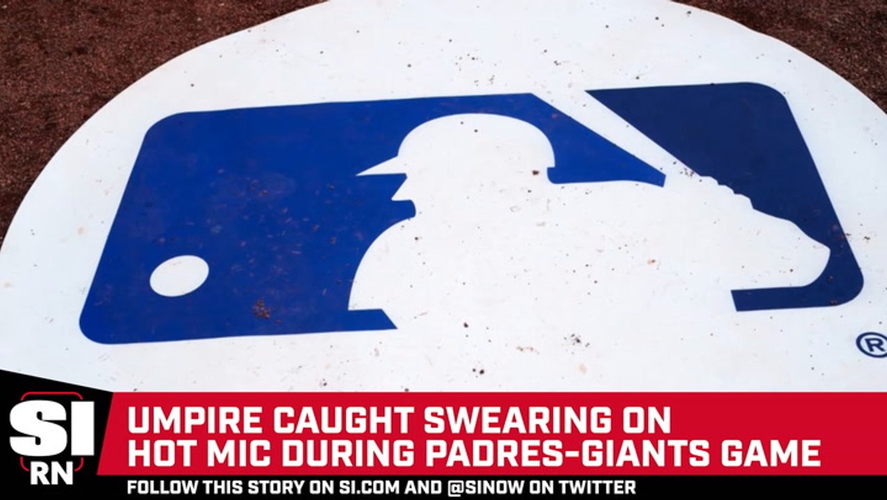 Umpire Heard Swearing on Hot Mic During PadresGiants Game video