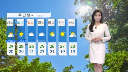 [날씨] 오늘 다시 낮더위...제11호 태풍 '힌남노' 북상 / YTN