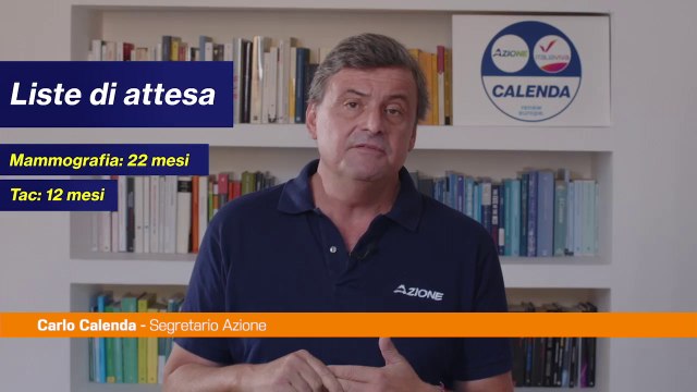 Calenda La sanità è in ginocchio, servono investimenti