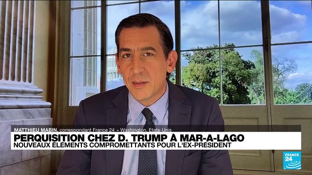 Des documents top secret probablement cachés ont été saisis dans la résidence de D. Trump