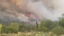 Continúa activo el incendio de Riopar (Albacete)
