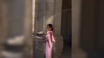 Rocío Osorno, ideal con el vestido rosa más femenino y favorecedor