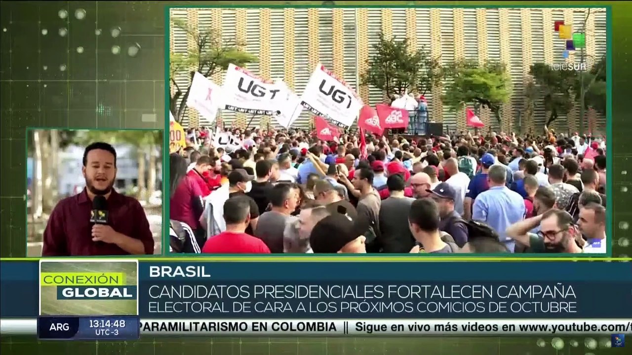 Lula da Silva lidera intención de votos a presidenciales de octubre