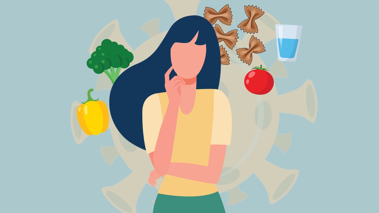 What Should You Eat and Drink to Manage Long COVID-19 Symptoms?
