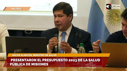 Download Video: Presentaron el Presupuesto 2023 de la Salud Pública de Misiones