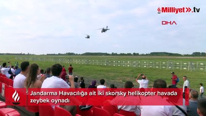 'Çelik Kanatlar' havada harman dalı oynadı