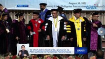 SC Chief Justice Gesmundo, ginawaran ng PCU ng Doctor in Humanities Honoris Causa | Saksi