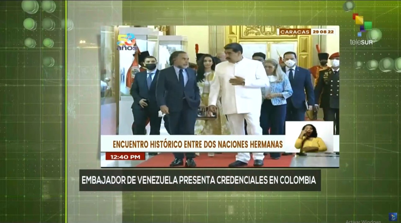 Conexión Global 31-08: Venezuela presenta cartas credenciales a Colombia