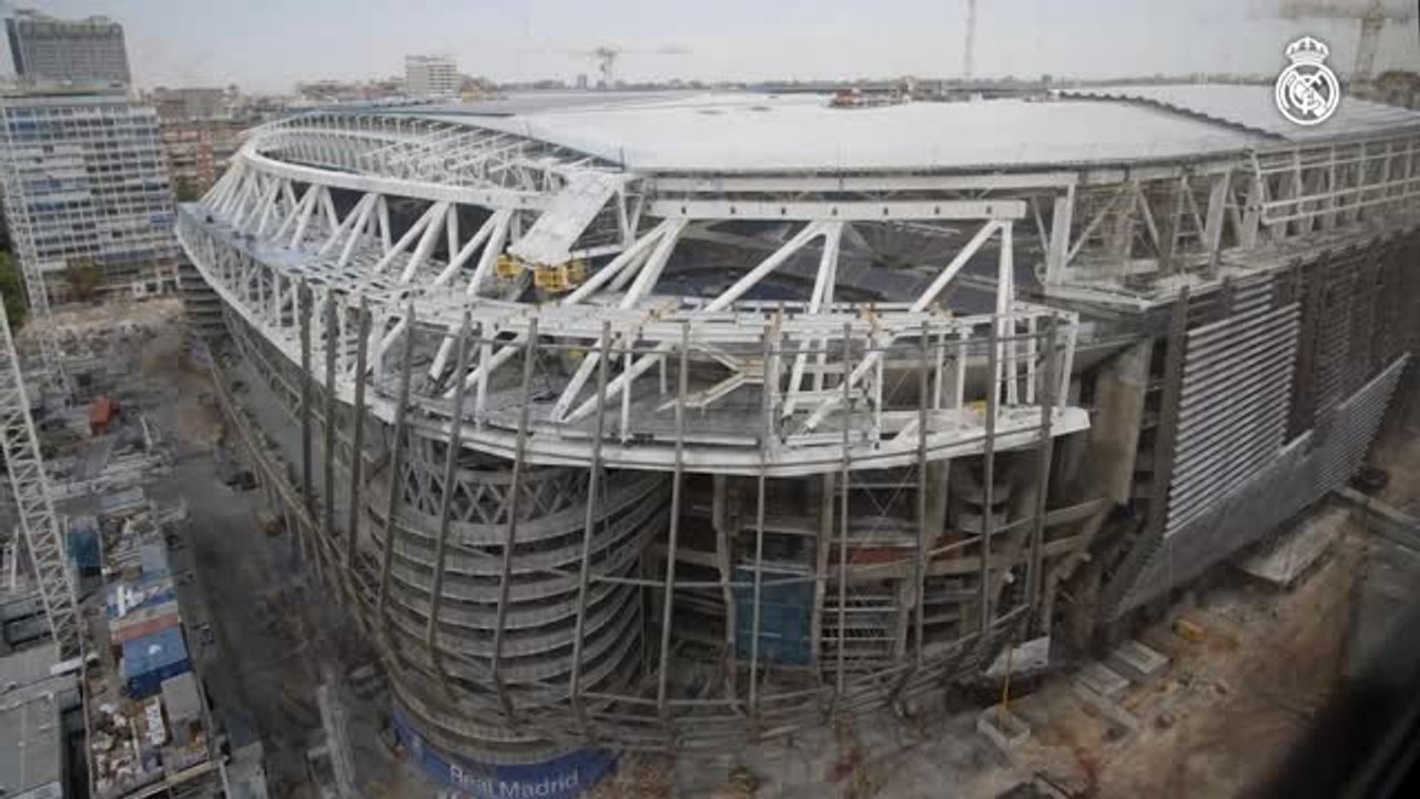Real Madrid L’impressionnante nouvelle vidéo de l’avancée des travaux