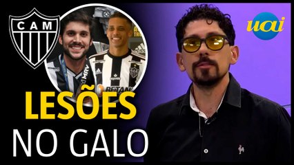 Atlético perde Igor Rabello e Pedrinho por lesões