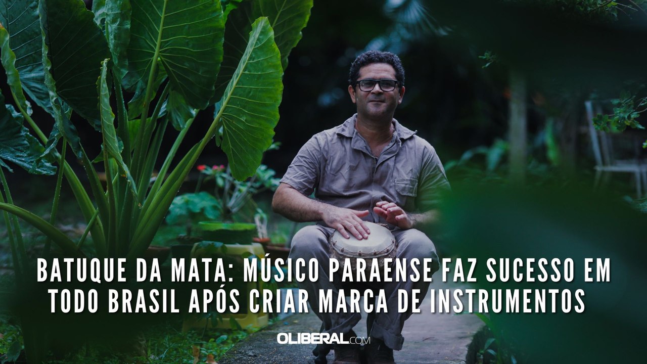 Batuque da Mata: músico paraense faz sucesso em todo Brasil após criar marca de instrumentos