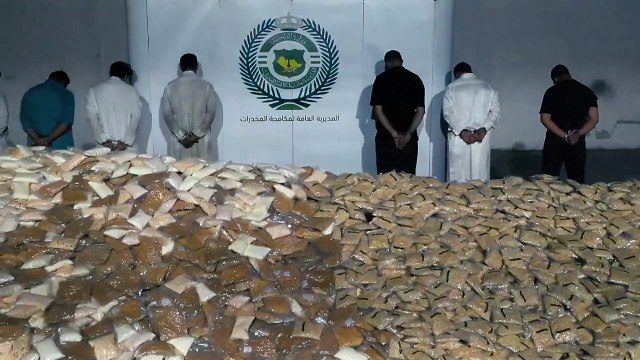 السعودية تضبط نحو 47 مليون حبة إمفيتامين في أكبر محاولة تهريب للمخدرات