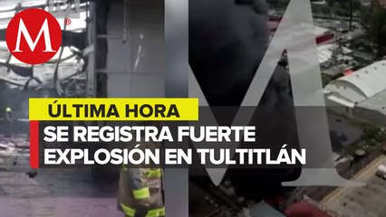 Fábrica de solventes explota en Tultitlán, Edomex