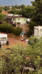 Flooding in Spring Valley, Arizona