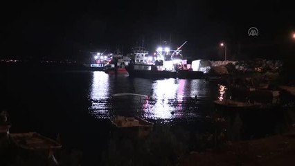 Mavi sulara törenle uğurlanan balıkçılar palamuttan umutlu