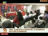 Banmujer desarrolló en Caracas el Foro 