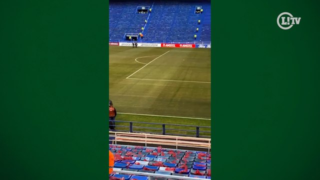 Veja imagens do gramado do Vélez Sarsfield poucas horas antes do jogo do Flamengo pela Libertadores