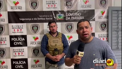 Descargar video: Quatro pessoas são presas em Operação da Polícia Civil em Pombal em combate ao tráfico de drogas