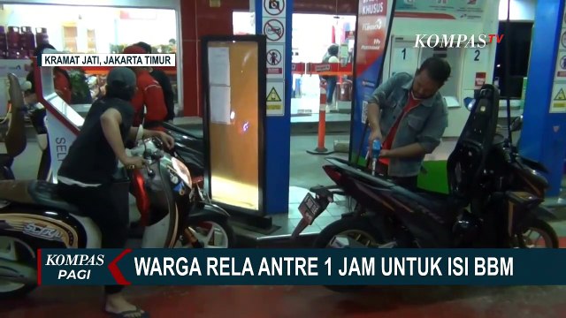 Sejumlah SPBU di Jakarta Penuh Antrean Kendaraan, Imbas Wacana Kenaikan Harga BBM Subsidi!