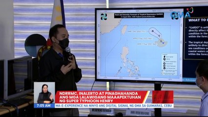 NDRRMC, inalerto at pinaghahanda ang mga lalawigang maaapektuhan ng Super Typhoon Henry | UB