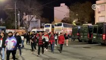 Torcida do Flamengo chega ao José Almafitani em clima de tranquilidade